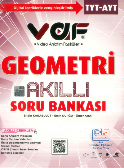 TYT AYT Geometri Soru Bankası Vaf Yayınları Vega Efsanesi