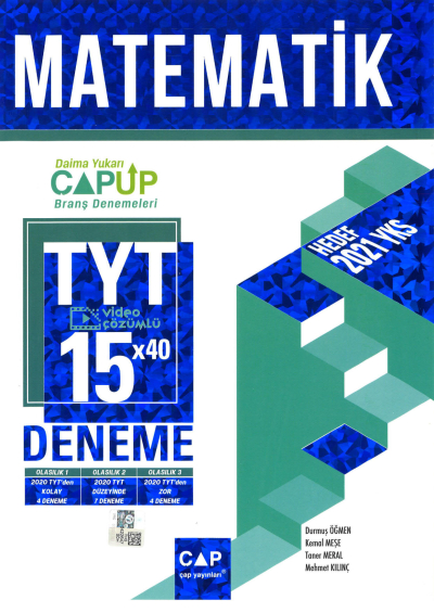 YKS TYT Matematik 15x40 UP Deneme Video Çözümlü Vega Efsanesi