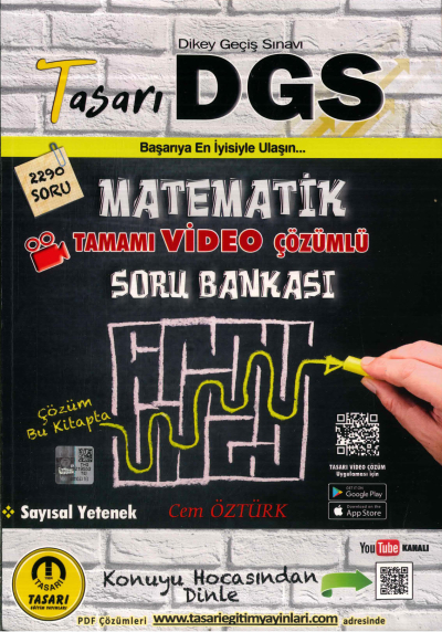 DGS MATEMATİK TAMAMI ÇÖZÜMLÜ SORU BANKASI 2290 SORU Vega Efsanesi