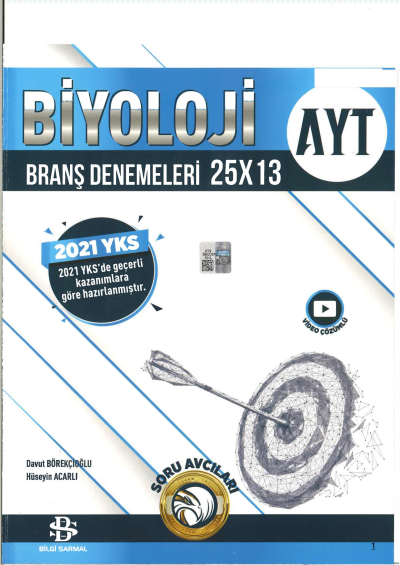 AYT Biyoloji 25 x 13 Denemeleri Vega Efsanesi