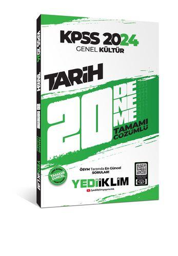 2024 KPSS Genel Kültür Tarih Tamamı Çözümlü 20 Deneme Vega Efsanesi