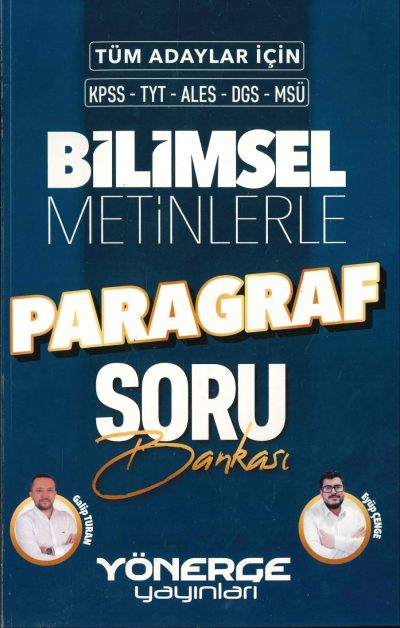 BİLİMSEL METİNLERLE PARAGRAF SORU BANKASI