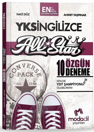 YKSDİL YDT İngilizce All Star 10 Özgün Deneme Modadil Yayınları Vega Efsanesi
