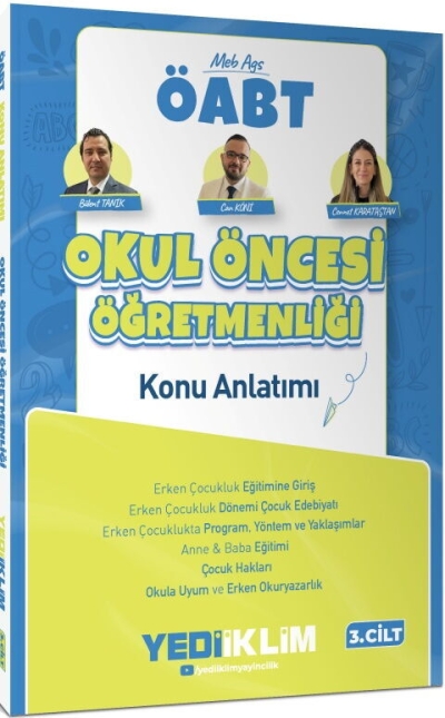MEB AGS ÖABT Okul Öncesi Öğretmenliği Konu Anlatımı Cilt 3 Yediiklim Yayınları Vega Efsanesi