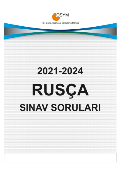 YDT RUSÇA ÇIKMIŞ SINAV SORULARI (2021-2024) Vega Efsanesi
