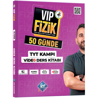 VİP Fizik 50 Günde TYT Kampı Video Ders Kitabı Vega Efsanesi