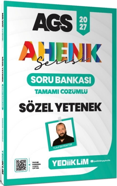 MEB AGS Ahenk Serisi Sözel Yetenek Tamamı Çözümlü Soru Bankası Yediiklim Yayınları Vega Efsanesi