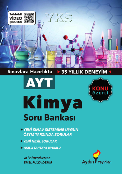 AYT Kimya Konu Özetli Soru Bankası Tamamı Video Çözümlü Aydın Yayınları Vega Efsanesi