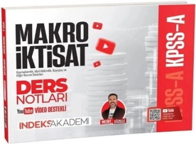 KPSS A Grubu Makro İktisat Video Ders Notları Mesut Güzelli İndeks Akademi Yayıncılık Vega Efsanesi