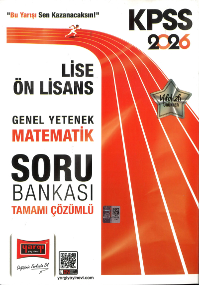 MATEMATİK 2026 KPSS Lise Ön Lisans GK-GY Tüm Dersler Tamamı Çözümlü Modüler Soru Bankası Yargı Yayınları