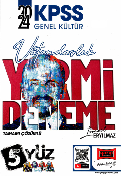 KPSS 5Yüz Ekibi Vatandaşlık Tamamı Çözümlü 20 Deneme Yargı Yayınevi Vega Efsanesi