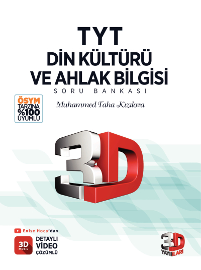 3D TYT Din Kültürü ve Ahlak Bilgisi Soru Bankası