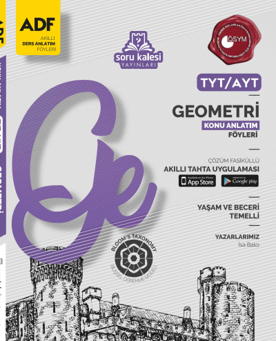 TYT AYT Geometri Konu Anlatımlı Ders Föyleri Soru Kalesi Yayınları Vega Efsanesi