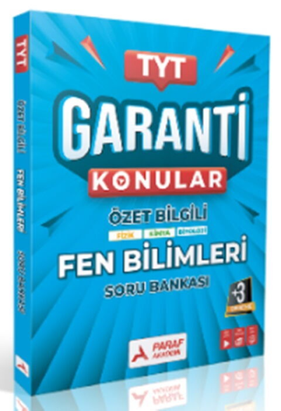 TYT Fen Bilimler Garanti Konular Soru Bankası Paraf Yayınları Vega Efsanesi