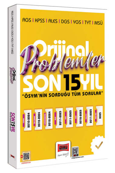 2026 KPSS AGS ALES DGS YGS TYT MSÜ Orijinal Problemler Son 15 Yıl Çıkmış Sorular Yargı Yayınları Vega Efsanesi