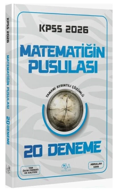 2026 KPSS Matematik Matematiğin Pusulası 20 Deneme CBA Yayınları Vega Efsanesi