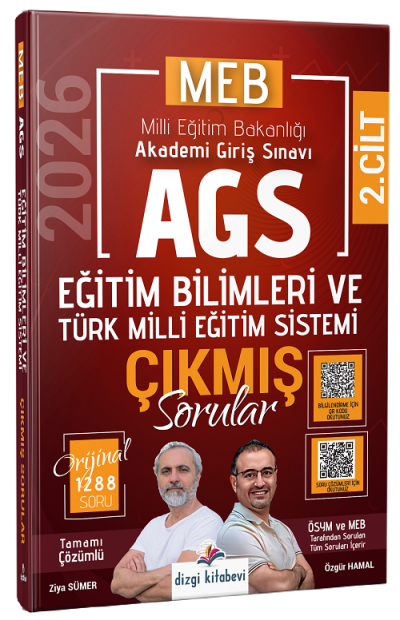2026 MEB-AGS Eğitim Bilimleri ve Türk Milli Eğitim Sistemi Çıkmış Sorular Çözümlü Dizgi Kitap Vega Efsanesi