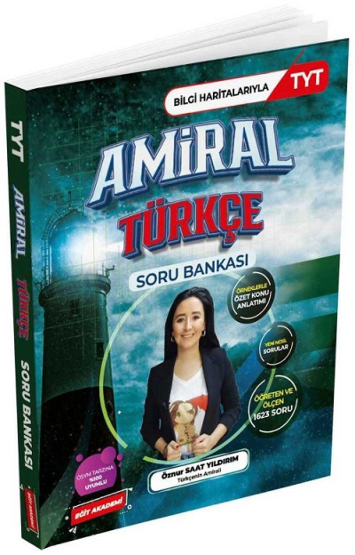 TYT Amiral Bilgi Haritalarıyla Türkçe Soru Bankası Mehmet Eğit