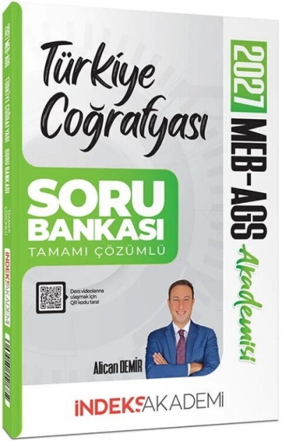 MEB-AGS Akademisi Türkiye Coğrafyası Soru Bankası Çözümlü İndeks Akademi Yayıncılık
