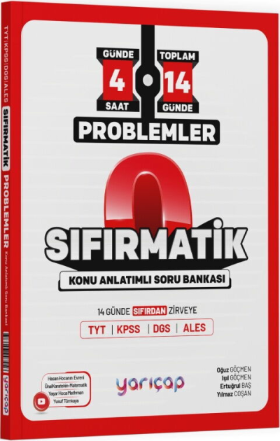 Problemler Sıfırmatik Konu Anlatımı Soru Bankası YarıÇap Yayınları Vega Efsanesi