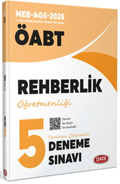 2025 ÖABT Rehberlik Öğretmenliği 5 Deneme Sınavı Data Yayınları Vega Efsanesi