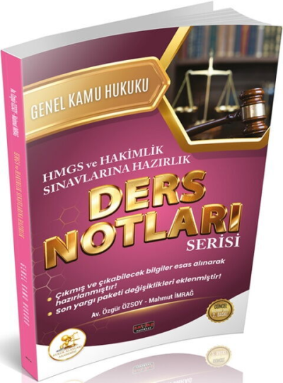 HUKAL HMGS HAKİMLİK Genel Kamu Hukuku Ders Notları Savaş Yayınları Vega Efsanesi