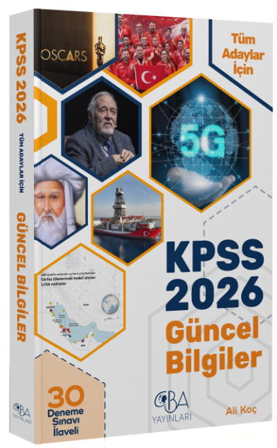 2026 KPSS Güncel Bilgiler Konu Anlatımı (30 Deneme İlaveli) CBA Yayınları Vega Efsanesi