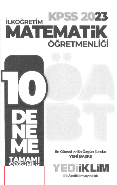 10 DENEME TAMAMI ÇÖZÜMLÜ Vega Efsanesi