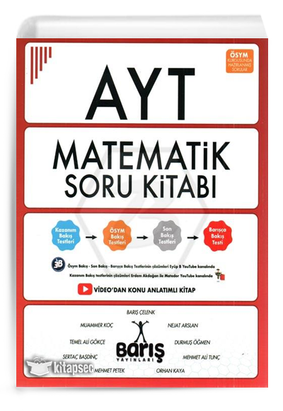 AYT Matematik Soru Bankası Barış Yayınları Vega Efsanesi