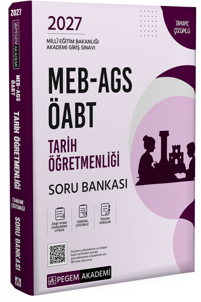 2027 ÖABT MEB-AGS Tarih Öğretmenliği Soru Bankası Çözümlü Pegem Akademi Yayınları Vega Efsanesi