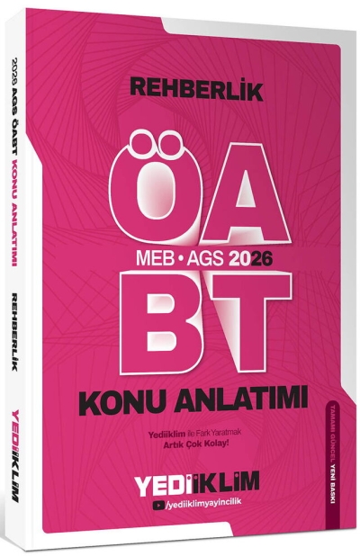 2026 MEB AGS ÖABT Rehberlik Konu Anlatımı Yediiklim Yayınları Vega Efsanesi