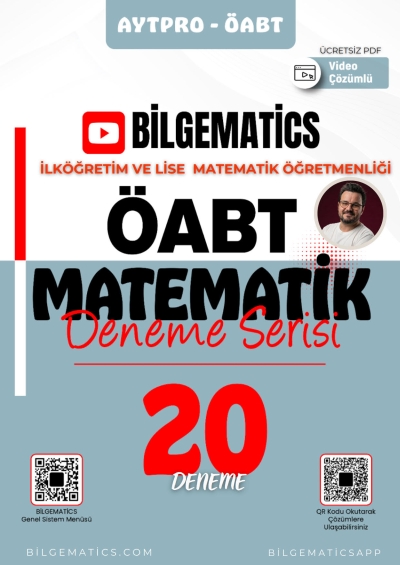 ÖABT Matematik Deneme Serisi 20 Deneme Bilgematics Hüseyin Hoca Vega Efsanesi