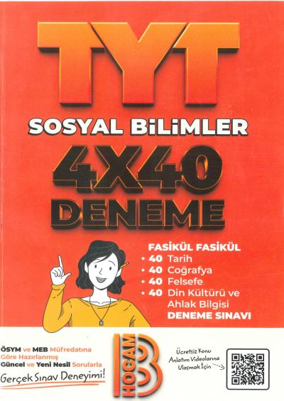 YKS TYT Sosyal Bilimler 4x40 Fasikül Deneme