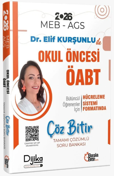 2026 ÖABT MEB-AGS Okul Öncesi Öğretmenliği Çöz Bitir Soru Bankası Çözümlü Dijika Yayınları Vega Efsanesi