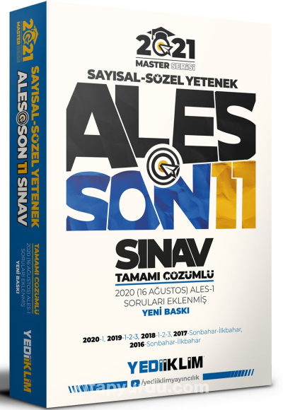 ALES SON 11 SINAV TAMAMI ÇÖZÜMLÜ Vega Efsanesi