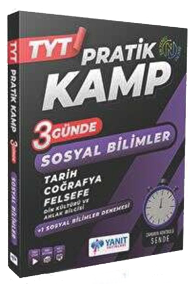 TYT Pratik Kamp 3 Günde Sosyal Bilimler Yanıt Yayınları Vega Efsanesi