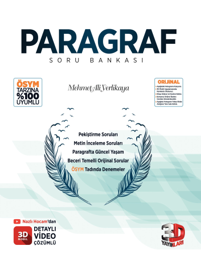3D Paragraf Soru Bankası Vega Efsanesi