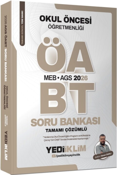 MEB AGS ÖABT Okul Öncesi Öğretmenliği Soru Bankası Tamamı Çözümlü Yediiklim Yayınları Vega Efsanesi