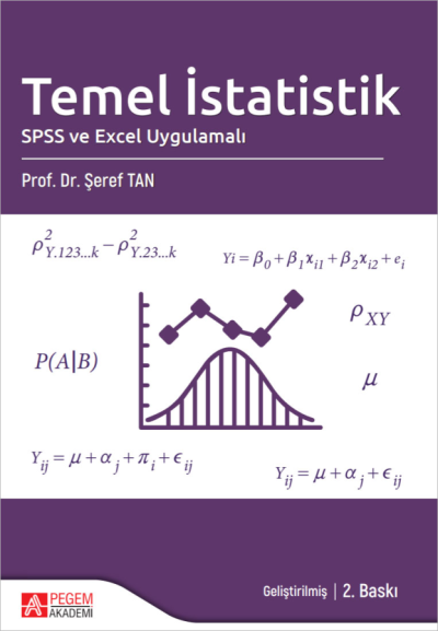 Temel İstatistik SPSS ve Excel Uygulamalı 2. Baskı - Şeref Tan Pegem Akademi Yayıncılık Vega Efsanesi