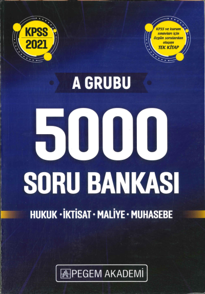 5000 HUKUK İKTİSAT MALİYE MUHASEBE SORU BANKASI Vega Efsanesi