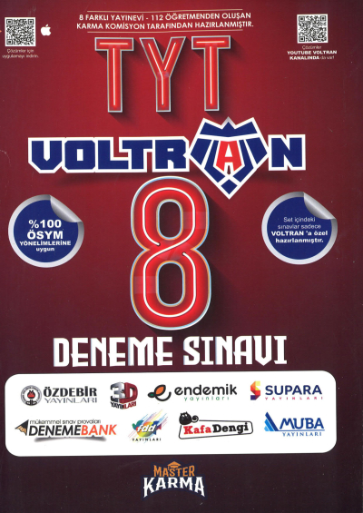 TYT Voltran 8 Deneme Sınavı Master Karma Vega Efsanesi