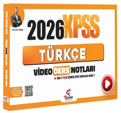2026 KPSS Türkçe Video Ders Notları Tekrar Akademi
