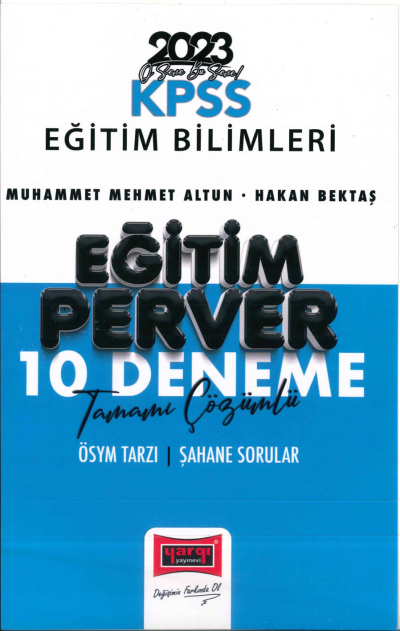 EĞİTİM PERVER 10 DENEME TAMAMI ÇÖZÜMLÜ Vega Efsanesi