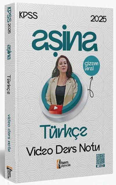 2025 KPSS Türkçe Aşina Video Ders Notu İsem Yayınları Vega Efsanesi