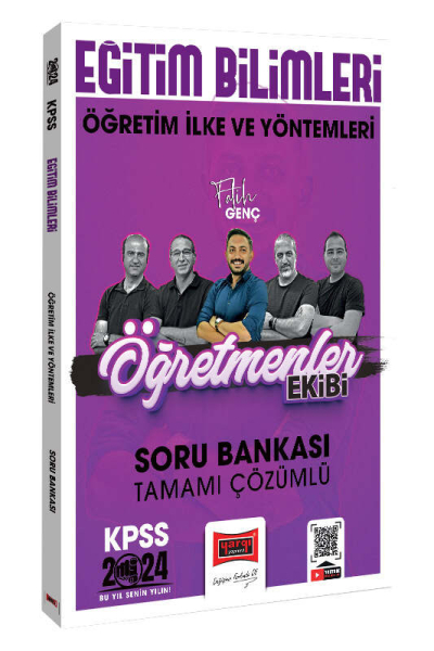 2024 KPSS Eğitim Bilimleri Öğretmenler Ekibi Öğretim İlke ve Yöntemleri Tamamı Çözümlü Soru Bankası Vega Efsanesi