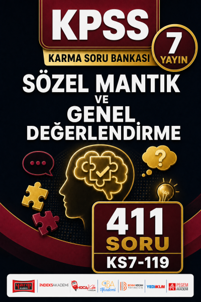 Sözel Mantık ve Genel Değerlendirme 7 Yayın 411 Soru Vega Efsanesi