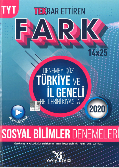 TYT Sosyal Bilimler Fark Tekrar Ettiren 14 x 25 Denemesi Vega Efsanesi