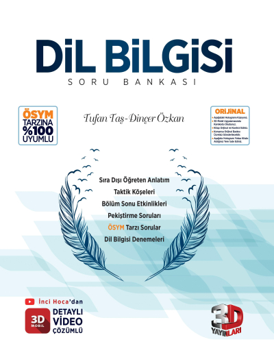 3D DİL BİLGİSİ SORU BANKASI Vega Efsanesi