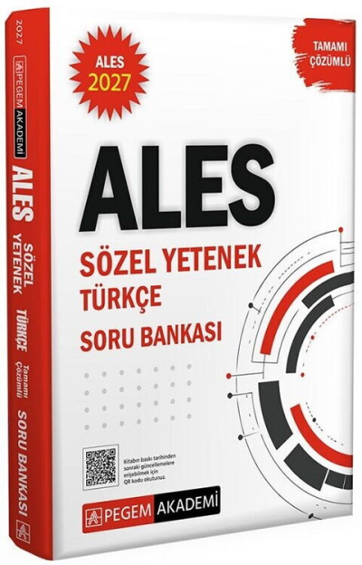 2027 ALES Sözel Yetenek Türkçe Tamamı Çözümlü Soru Bankası Pegem Akademi Yayıncılık Vega Efsanesi