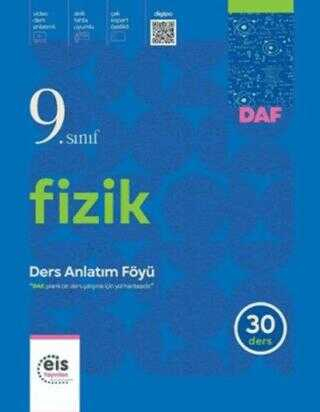 9.Sınıf DAF Fizik EİS Yayınları Vega Efsanesi